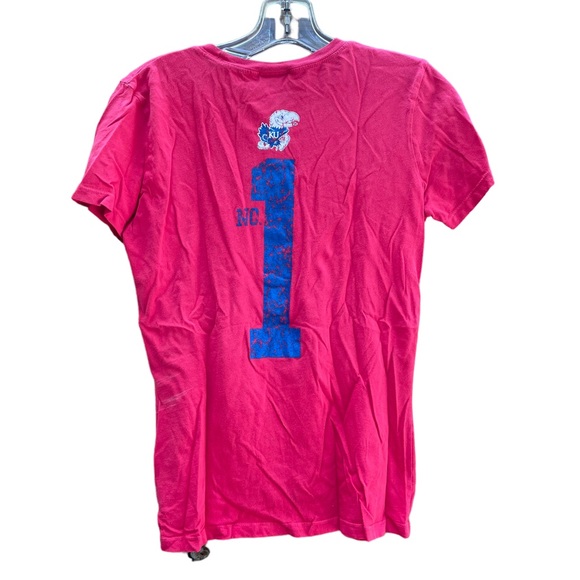 Step Ahead Sportswear KU Jayhawks Allen Fieldhouse Ladies Cut Tee Size Large - Picture 2 of 4